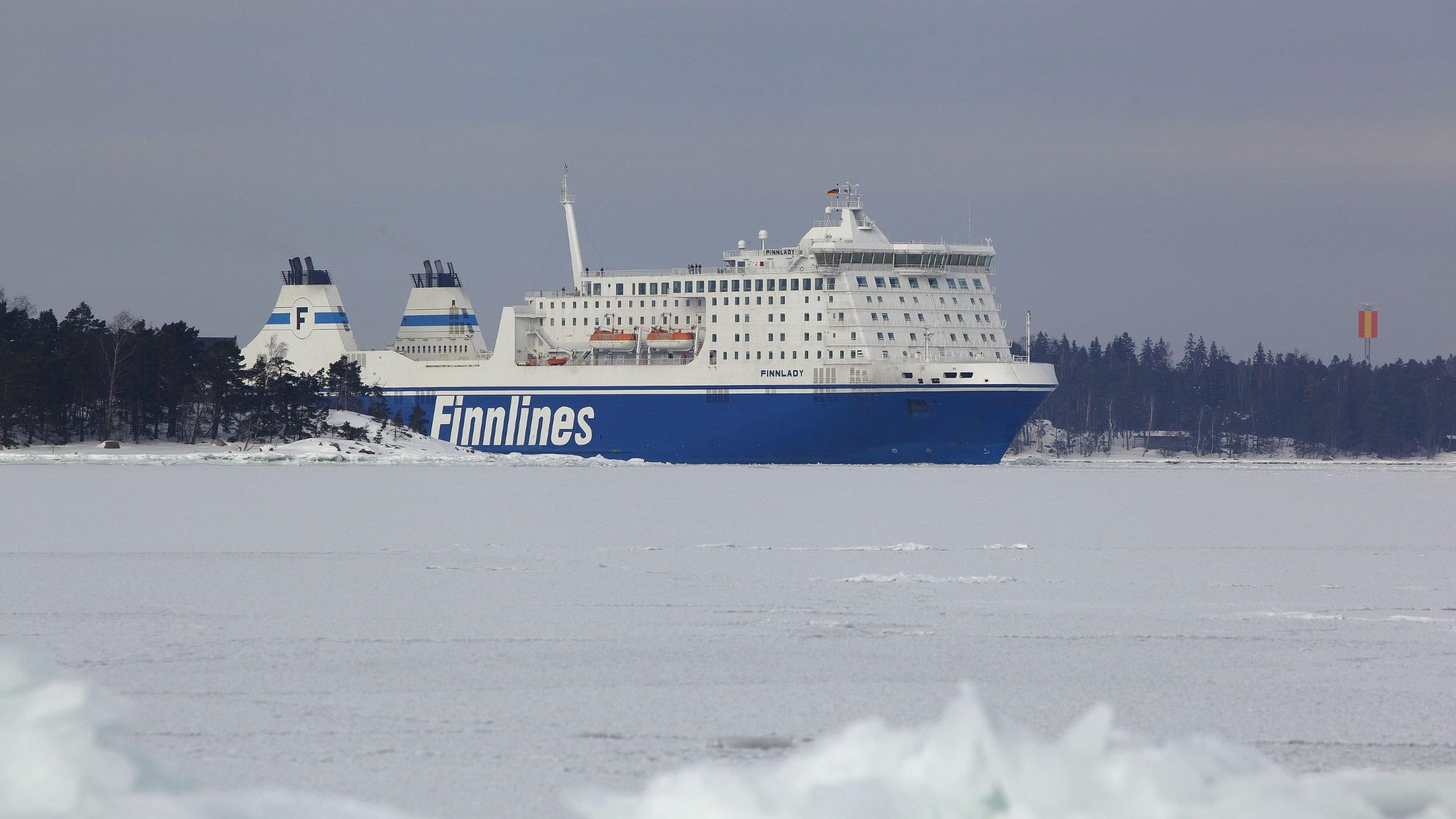 Mit Finnliens auf Eisfahrt